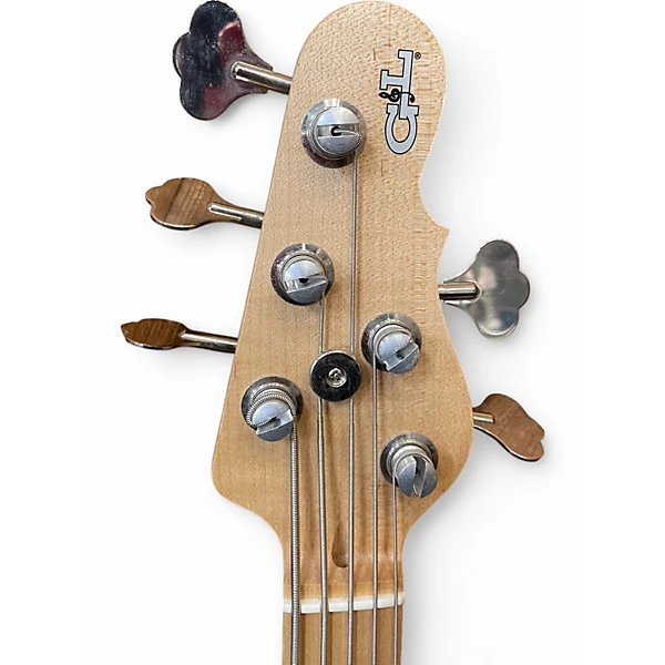 Used 2015 G&L MJ 5 Cherry Burst Electric Bass Guitar