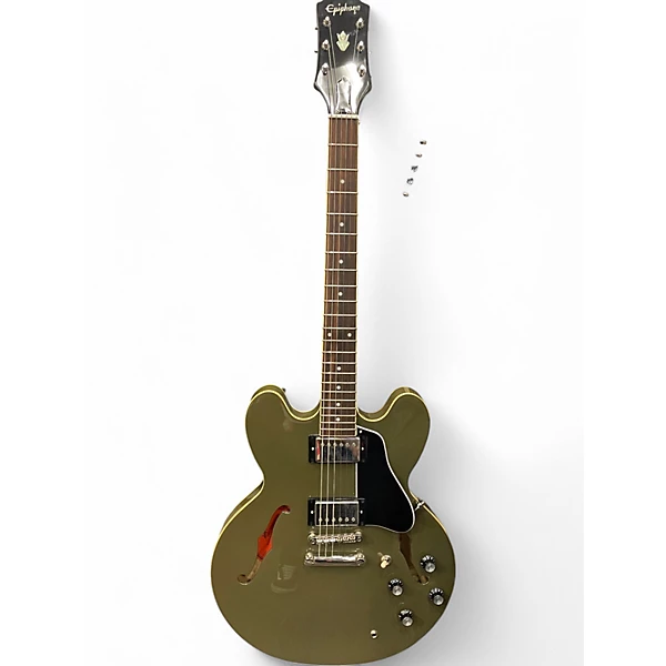 Epiphone Used Epiphone ES355 Green Hollow Body Electric Guitar.gc