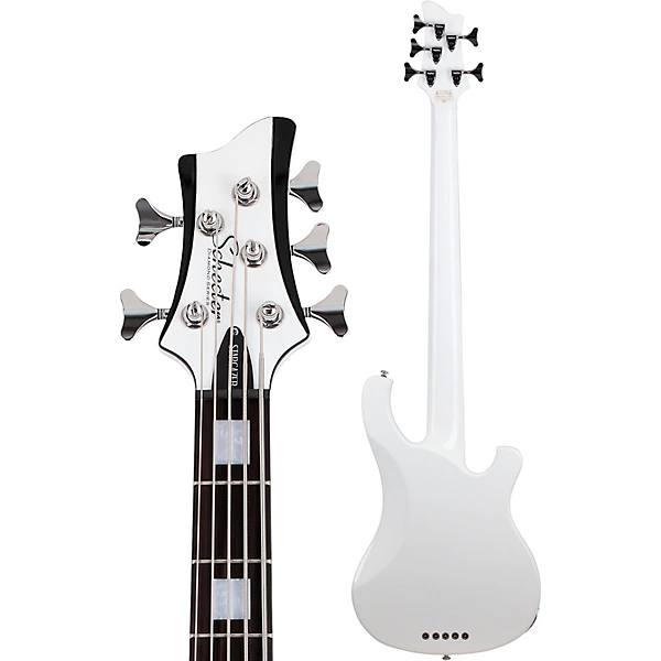 Schecter Guitar Research Stargazer 5 LH Electric Bass Gloss White