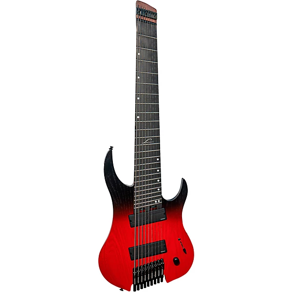 Legator Ghost 9 String Multi Scale Electric Guitar Crimson