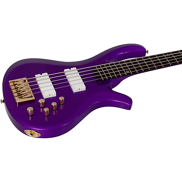 FreeZesicle 5 5 String Electric Bass Freeze Purple
