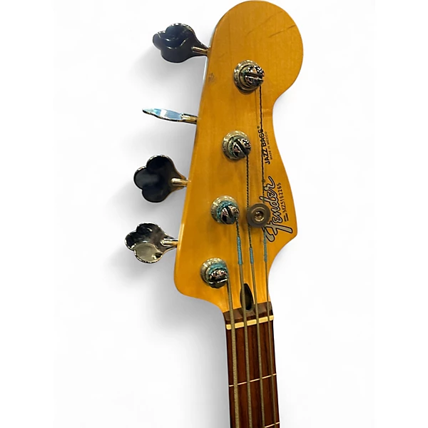 Used Fender Standard Jazz Bass Fretless Black Electric Bass Guitar