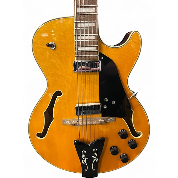 Ibanez Used Ibanez GB10EM Natural Hollow Body Electric Guitar.gc