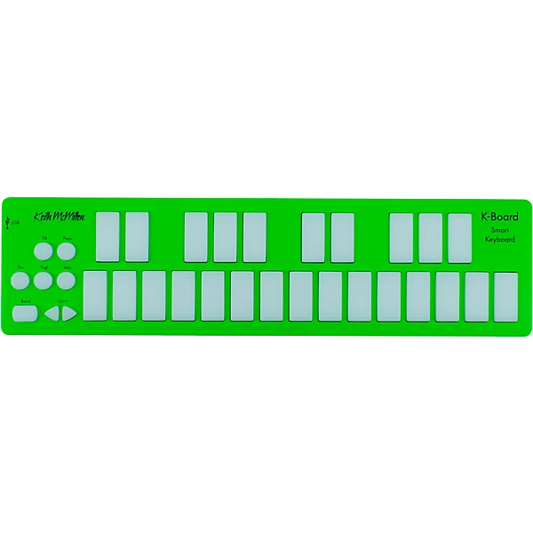 K Board C Mini MPE MIDI Keyboard Controller Lime