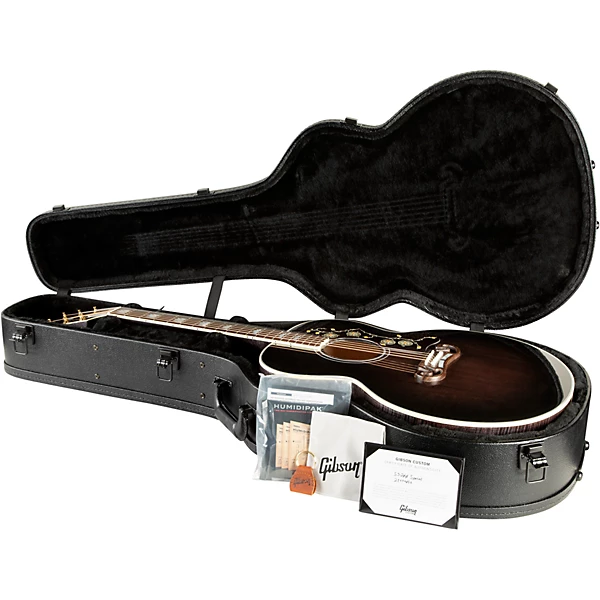 SJ 200 Standard 5A Flame Limited Edition Acoustic Electric Guitar Cobra Burst