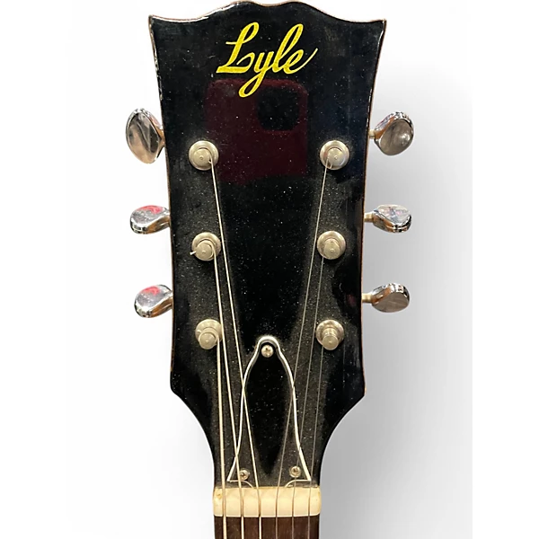 Used 1970s Lyle SG Black Solid Body Electric Guitar