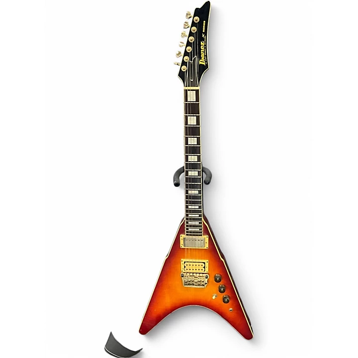 Vintage 1984 Ibanez RR550 Cherry Sunburst Solid Body Electric Guitar