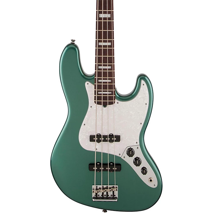 Adam Clayton Jazz Bass Electric Bass Guitar Sherwood Green Metallic