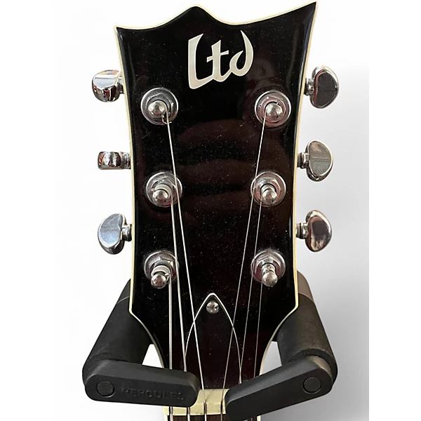 ESP Used ESP LTD EC401V Gold Top Solid Body Electric Guitar.gc