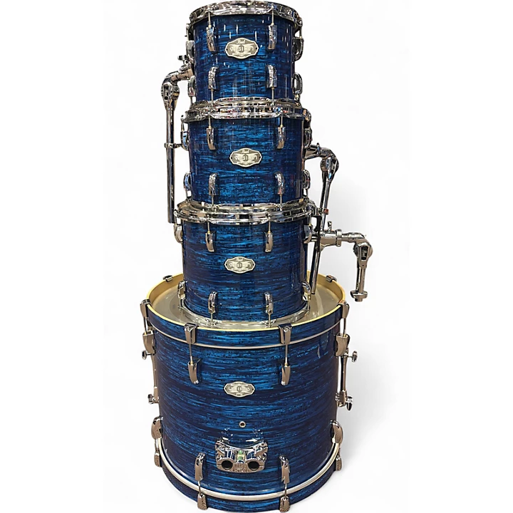 Pearl Used Pearl 4 Piece Vision BLUE STRATA Drum Kit.gc