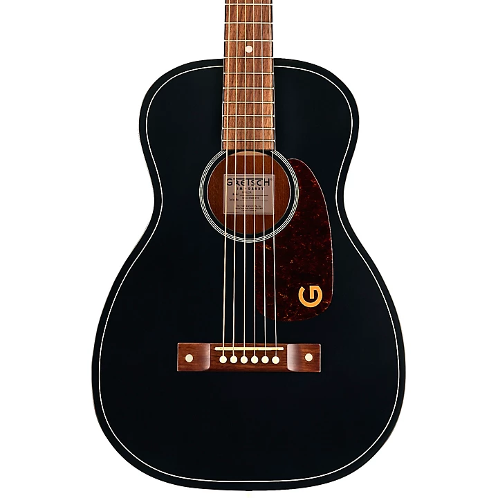 Gretsch Guitars Jim Dandy Deltoluxe Parlor Acoustic Guitar Black Top