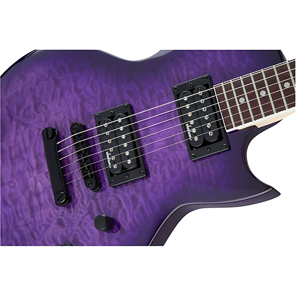 Jackson JS Series Monarkh SC JS22Q Electric Guitar Transparent Purple Burst
