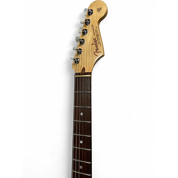 Used Fender American Standard Deluxe Stratocaster Roadworn Light Blue Solid Body Electric Guitar