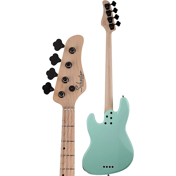 J 4 Maple Fingerboard Bass Sea Foam Green Black Pickguard