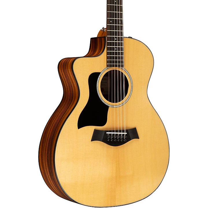 Taylor 254ce Plus Grand Auditorium 12 String Left Handed Acoustic Electric Guitar Natural
