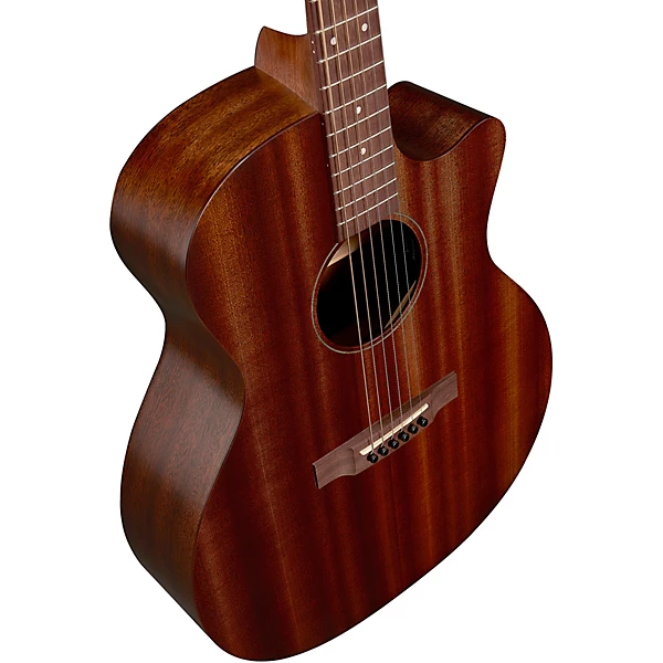 GPC 10E Road Series Limited Edition All Sapele Grand Performance Acoustic Electric Guitar Dark Mahogany