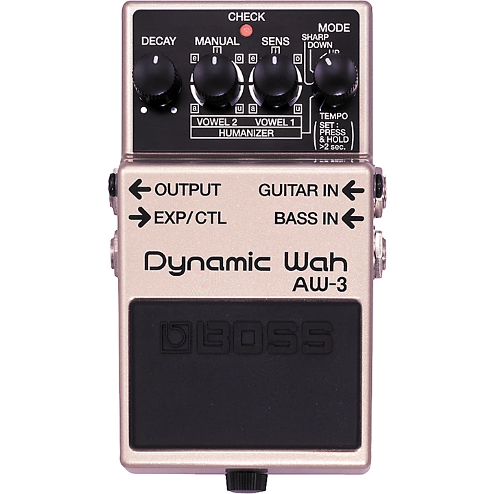 BOSS AW 3 Dynamic Wah Guitar Effects Pedal