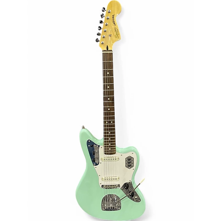 Used Squier Vintage Modified Jaguar Seafoam Green Solid Body Electric Guitar