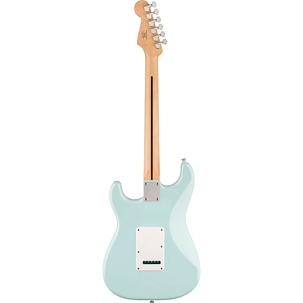 Sonic Stratocaster Limited Edition Maple Fingerboard Electric Guitar Pack With Fender Frontman 10G Amp Sonic Blue