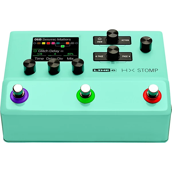 HX Stomp Limited Edition Multi Effects Pedal Seafoam Green