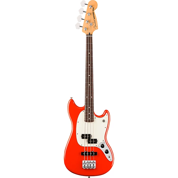 Fender Player II Mustang Bass PJ Rosewood Fingerboard Coral Red