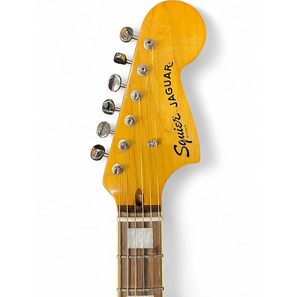 Used Squier jaguar Whale Blue Solid Body Electric Guitar