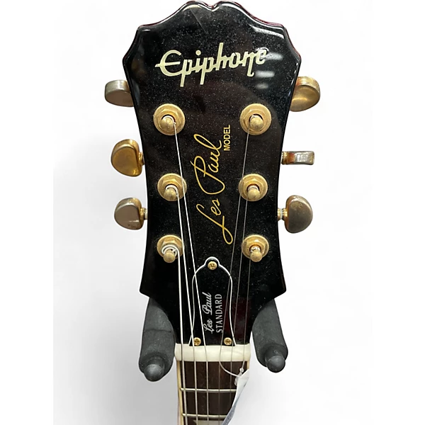 Used Epiphone Limited Edition Les Paul Standard Sparkle Flake Red Sparkle Solid Body Electric Guitar