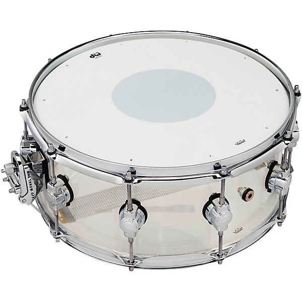 Design Series Acrylic Snare Drum With Chrome Hardware