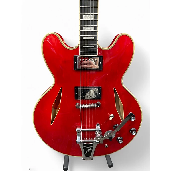 Used Epiphone SHINICH UBUKATA ES 335 Red Hollow Body Electric Guitar
