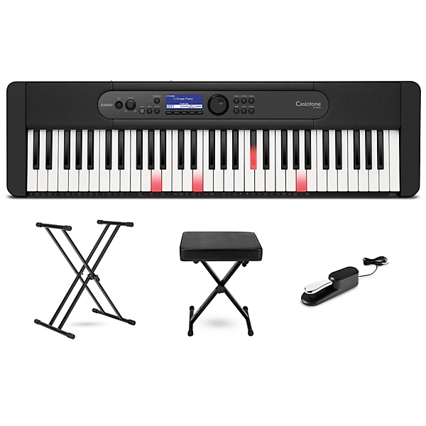 Casiotone LK S450 61 Key Portable Keyboard Essentials Bundle