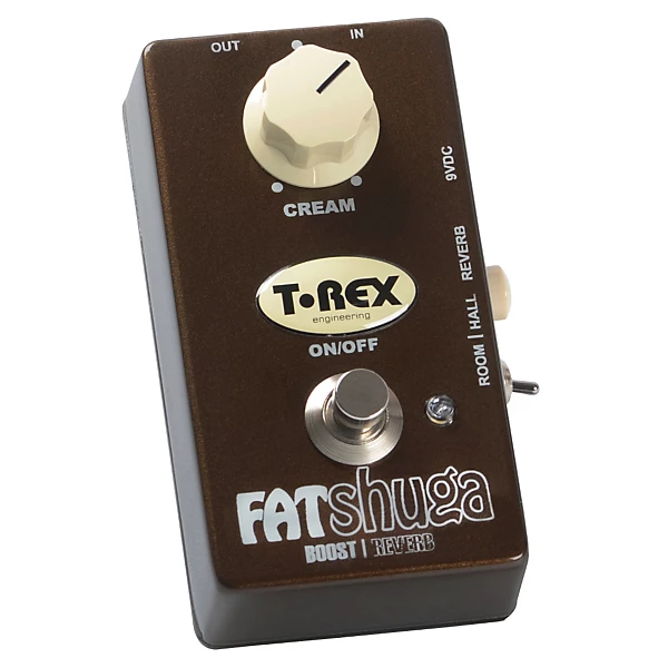 Fat Shuga Boost with Reverb Guitar Effects Pedal