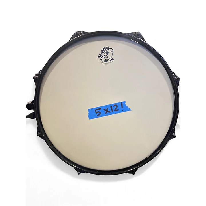 Pork Pie Used Pork Pie 5X12 Little Squealer Snare Satin Black Drum