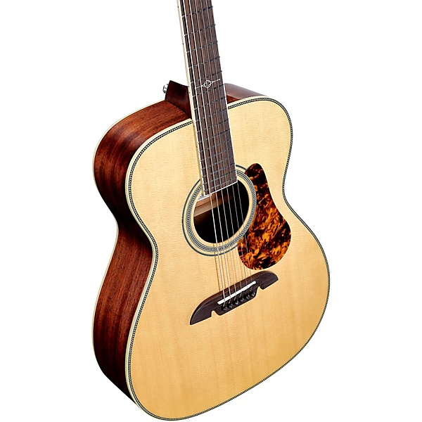 Alvarez MF60 Herringbone Folk OM Acoustic Guitar Natural