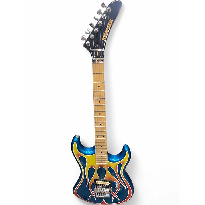 Used Kramer BARETTA HOT ROD BLUE Solid Body Electric Guitar