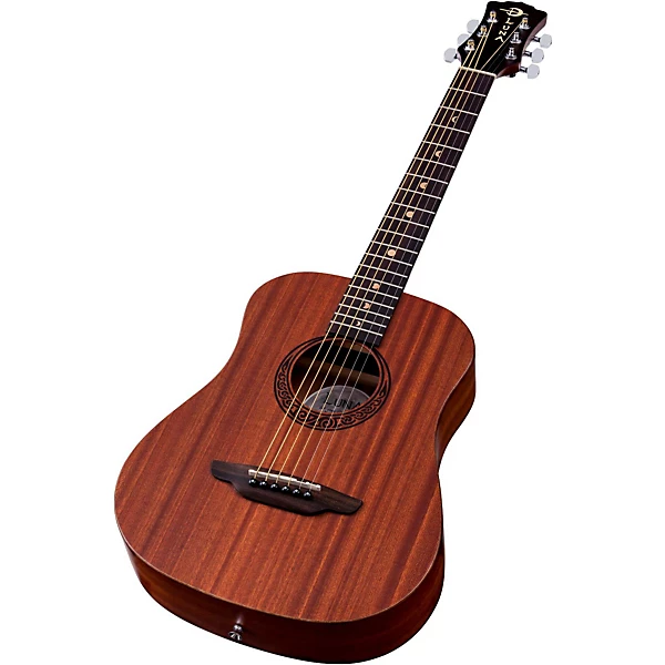 Muse Safari Series Mahogany 3 4 Dreadnought Travel Acoustic Guitar Natural