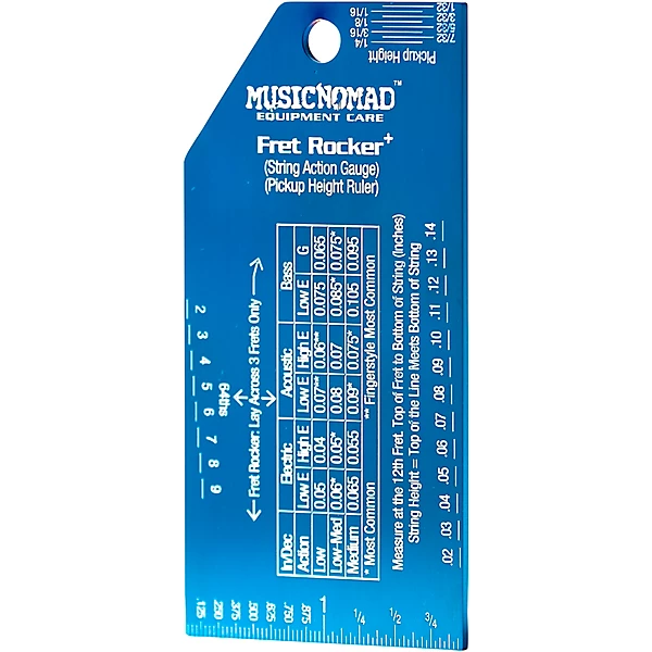 Precision Fret Rocker with String Action Gauge Pickup Ruler