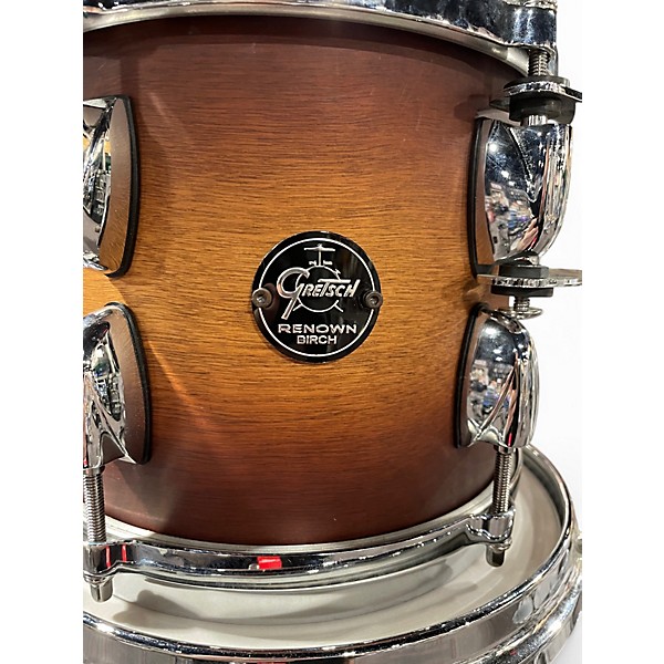 Gretsch Drums Used Gretsch Drums 5 Piece Renown Faded Tobacco Drum Kit.gc