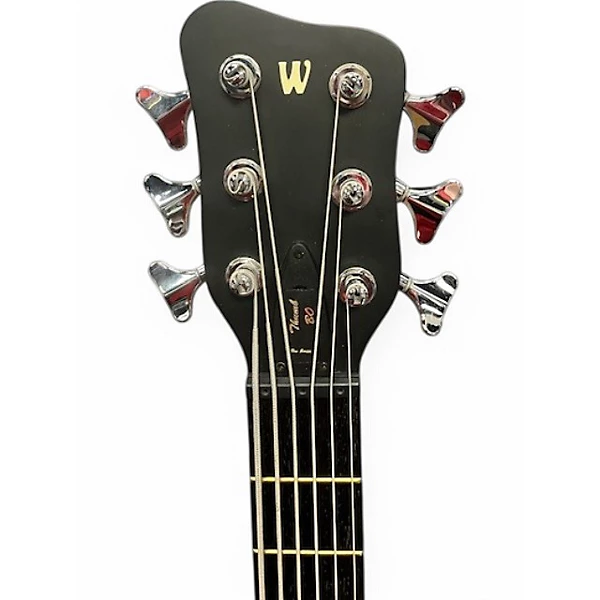 Warwick Used 2018 Warwick Pro Series Thumb 6 Nirvana Black Electric Bass Guitar.gc