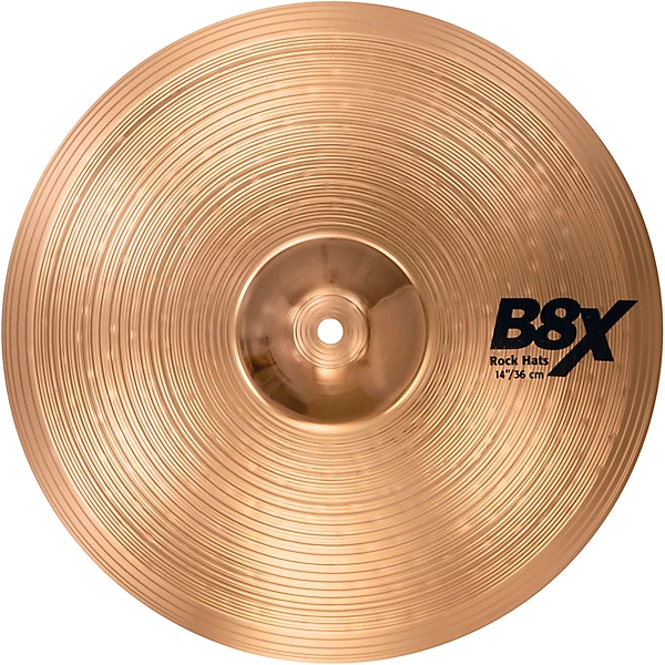 B8X Rock Hi Hat Cymbal Pair