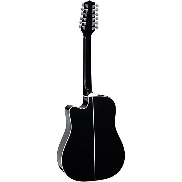 Takamine GD38CE Dreadnought 12 String Acoustic Electric Guitar Black