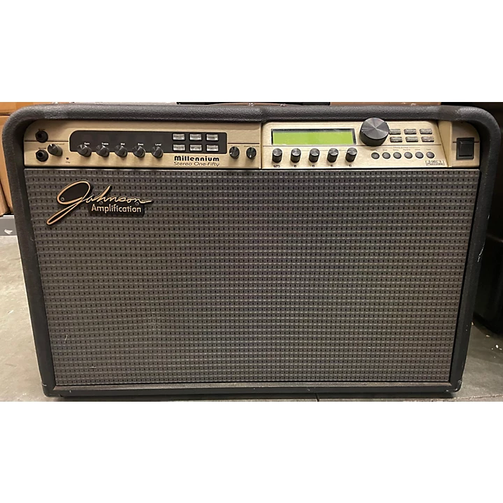 Johnson Millennium Stereo One fifty W J12 Foot Control System Guitar Combo Amp.gc