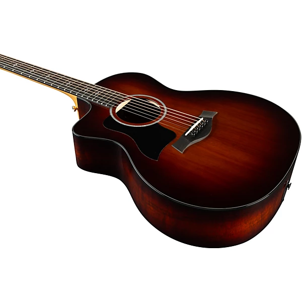 Taylor 224ce K Deluxe Grand Auditorium Left Handed Acoustic Electric Guitar Shaded Edge Burst