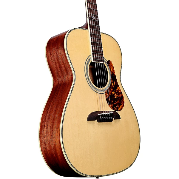 MF60E Herringbone Folk OM Acoustic Electric Guitar Natural