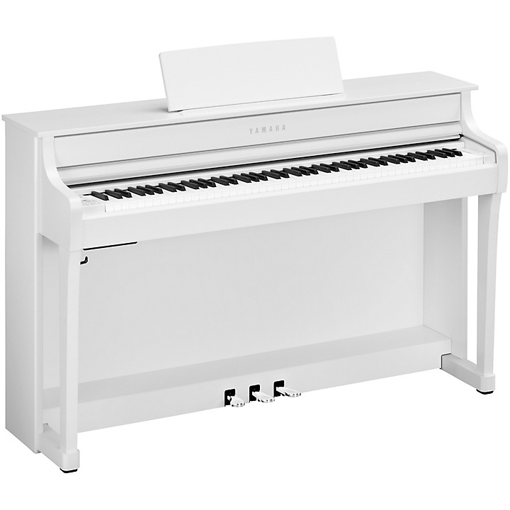 Clavinova CLP 835 Console Digital Piano With Bench Matte White