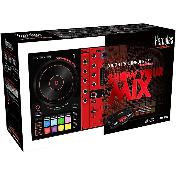 Inpulse 500 2 Channel DJ Controller Red