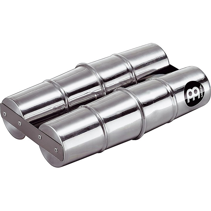 Aluminum Samba Double Shaker Silver Medium