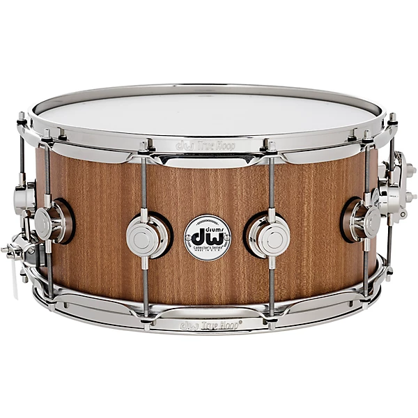 DW Cherry Mahogany Natural Lacquer With Nickel Hardware Snare Drum 14x6.5\
