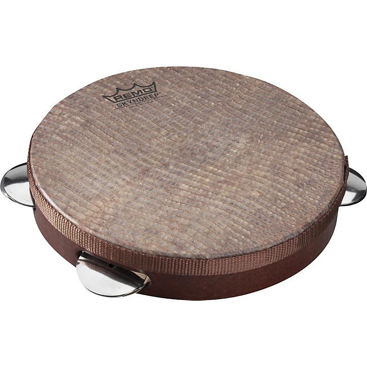 Capoeira Pandeiro Snake Skin 10 In x