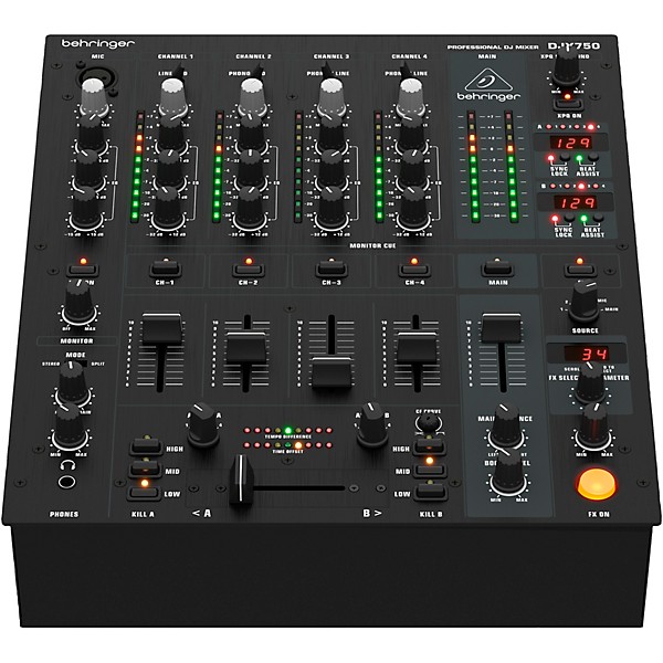 DJX750 5 Channel Pro DJ Mixer