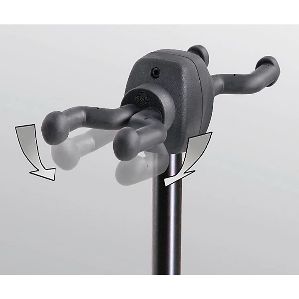 Double Guitar Stand Black